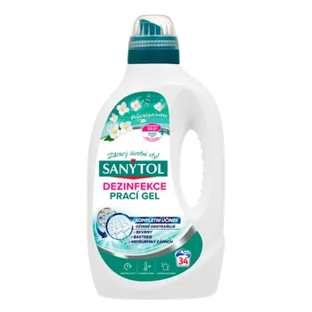 Přípravek na praní Sanytol dezinfekce - prací gel 1700 ml (34 dávek) květinová svěžest