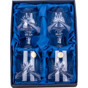 Sklenice Bohemia Crystal 2× sklenice na whisky, 2× sklenice na rum
