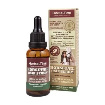 Vlasová regenerace HERBAL TIME: Sérum na vlasy s přesličkou a vitaminy 30ml K2995