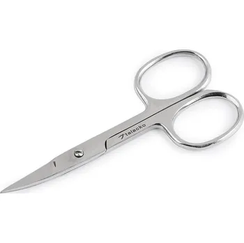 Nůžky na nehty nerezové rovné Varianta: 2 nikl zahnutá, Balení: 1 ks