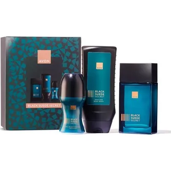 Avon Dárková sada Black Suede Secret + 2 měsíce na vrácení zboží