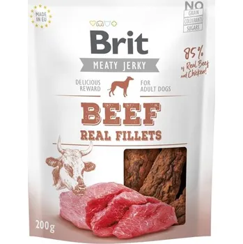 Brit Dog Jerky Beef Fillets 200g