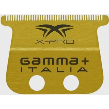 Příslušenství k holicímu strojku Gamma Piú GAMMA+ FIXED WIDE GOLD BLADE X-PRO náhradní střihací hlavice pro konturovací strojky