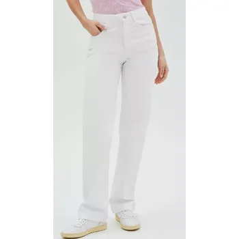 Dámské džíny Guess bílé džíny (Originální dámské riflové kalhoty značky Guess)