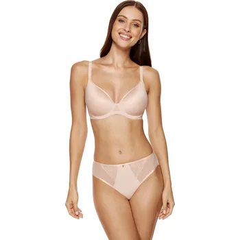 Podprsenka Dámská podprsenka GORTEKS Madlene smooth padded bra BEIGE 70C