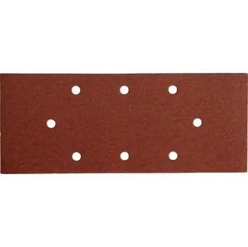 Brusné papíry, různé hrubosti, 93 x 230 mm, 8 otvorů, 10 ks - EXTOL PREMIUM Zrnitost: P120