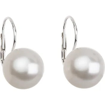 Náušnice Náušnice bižuterie visací bílé 71106.1