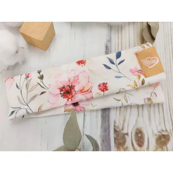 Příslušenství pro přepravu dětí Ochrana dětského madla na kočárek (Floral)