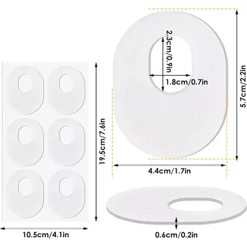 Péče o nohy Ochranné polštářky proti puchýřům a otlakům na nohy, samolepicí, 24 ks