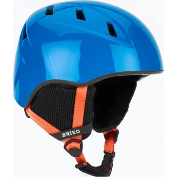 Dětská lyžařská helma Briko Makalu Jr shiny lochmara blue/pomegranate red
