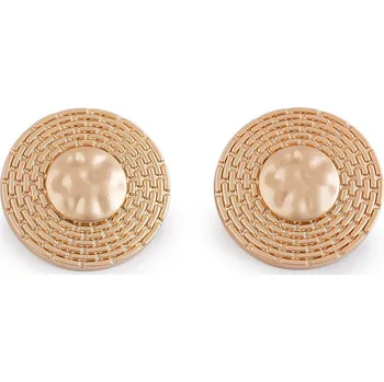 Knoflík Kovový knoflík designový velikost 30", 38" Varianta: 2 (38") zlatá stř., Balení: 5 ks