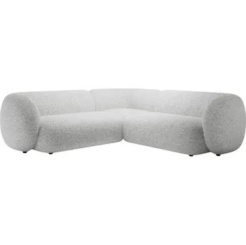 Pohovka Micadoni Světle šedá rohová pohovka Kate 252 cm