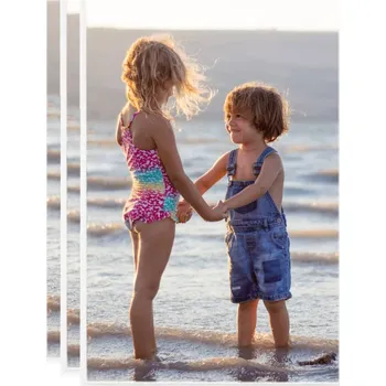 Rám na obraz vidaXL Fotorámečky koláž 3 ks na stůl bílé 13 x 18 cm MDF