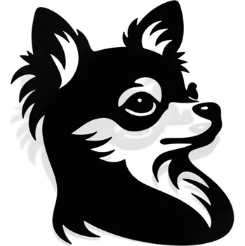 Samolepicí dekorace na vozidlo Samolepka Čivava - 8x11,6