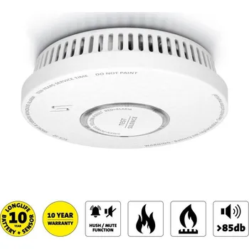 Zabezpečovací technika Balení alarmu kouře a oxidu uhelnatého Bílý SDX10 Alecto