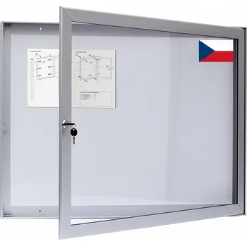 Jednokřídlá venkovní vitrína magnetická M40 - 6xA4 / A700x700 mm