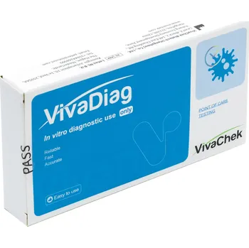 Diagnostický test VivaDiag 3v1 - Srdeční test – myoglobin, CK-MB a troponin - 1ks