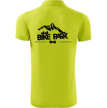 Pánská košile Bike park hory - Polokošile Victory sportovní (dresovina) - XL ( Limetková )