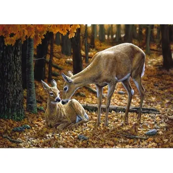 Diamantové malování Diamantové malování s rámem 30 × 40 cm – srnky