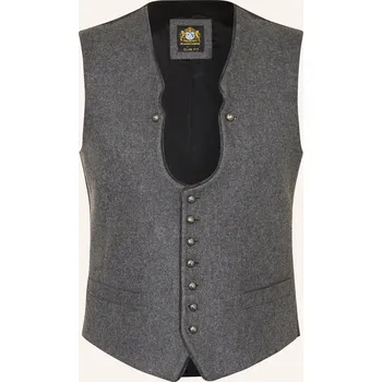 Hammerschmid Pánská Krojová Vesta Vizenz Slim Fit, šedá, 56