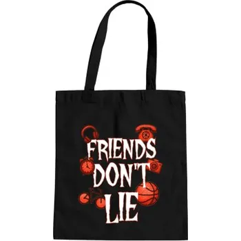 Žertovný předmět Friends don't lie– pro fanoušky seriálu Stranger Things - taška s potiskem- Tričkový.cz