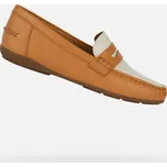 Dámské mokasíny GEOX ANNYTAH MOC SVĚTLE HNĚDÁ 37