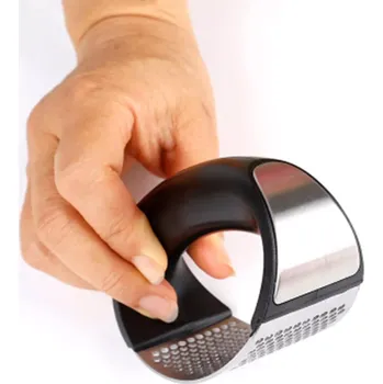 Lis na česnek Ruční lis na česnek z nerezové oceli s ergonomickou rukojetí