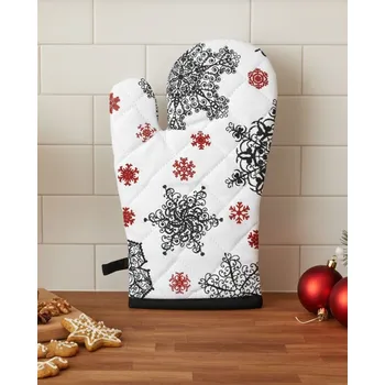 Chňapka Chňapka kuchyňská, Vánoční vločky 1167, bílá