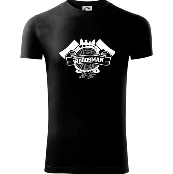 Pánské tričko Hard Work Woodsman - Viper FIT - Pánské zůžené tričko - S ( Černá )