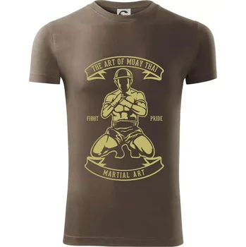 Pánské oblečení Art Of Muay Thai - Viper FIT - Pánské zůžené tričko - M ( Army )