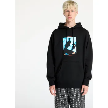 Pánská mikina Mikina PLEASURES Darklands Hoodie Black M