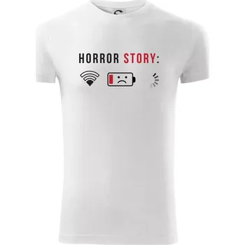 Pánské tričko Horror story - Viper FIT - Pánské zůžené tričko - L ( Bílá )