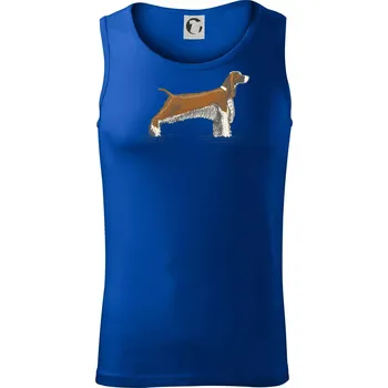 Vintage Springer spaniel - Tílko pánské Core - L ( Královská modrá )