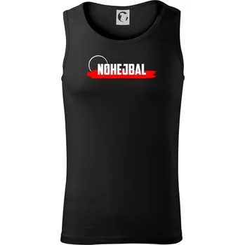 Nohejbal nápis - Tílko pánské Core - L ( Černá )