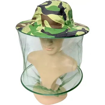 Klobouk Klobouk s moskytiérou camo pro rybáře a včelaře