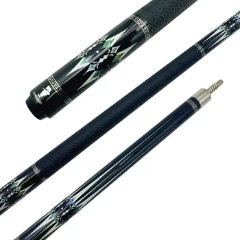 Kulečník Kulečníkové tágo Cuesir Carbon – dvoudílné, 12,5 mm špička, černé prémiové provedení