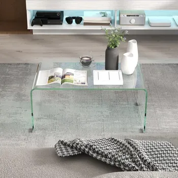 Skleněný stůl | 80x45x35 cm