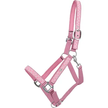Vybavení pro koně QHP Ohlávka Lyvia QHP, pink FULL