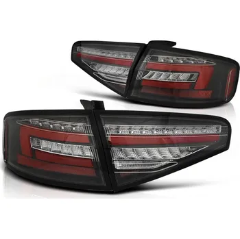 Zadní světlomet LED PÁS ZADNÍ SVĚTLA ČERNÁ SEQ pro AUDI A4 B8 12-15 SEDAN OEM BULB