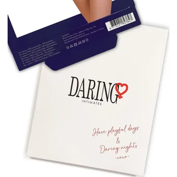 Dámské erotické kalhotky Daring Intimates Nicolette crotchless panty - Black - L/XL