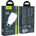 HOCO duální adaptér 5V-2.4A Barva: Černá