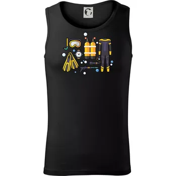 Potápěčská výzbroj - Tílko pánské Core - L ( Černá )