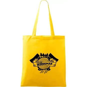 Hard Work Woodsman - Taška bavlněná - 42 x 38 cm ( Žlutá )