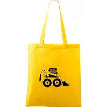 Bobik velký kolový - Taška bavlněná - 42 x 38 cm ( Žlutá )