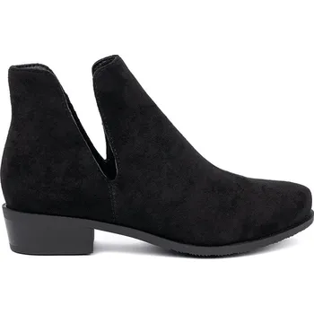 Dámská zimní obuv Trendy černé kotníčkové boty dámské Obcas 36