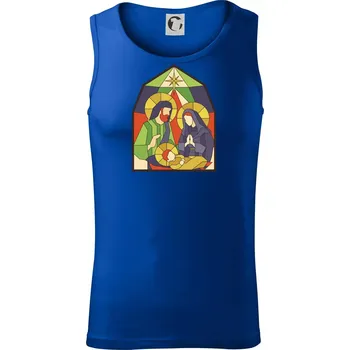 Vitráž - jesličky - Tílko pánské Core - 2XL ( Královská modrá )