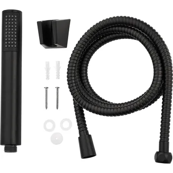 Sprchová hlavice LIVARNO home Sprchová sada (hranatá sprchová hlavice, černá)