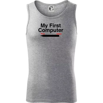 My First Computer - Tílko pánské Core - 2XL ( Tmavě šedý melír )