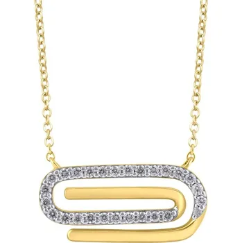 Náhrdelník Zlatý náhrdelník s diamanty Aly