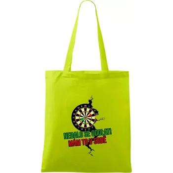 Nedalo se odolat, mám to v sobě šipky - Taška bavlněná - 42 x 38 cm ( Limetková )